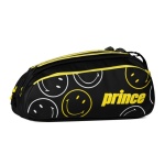 Prince x Smiley Tennis Racket Bag Tour 2 Comp (Racket Bag, 2 Main Compartments, Thermal Compartment) 2025 black 6-pack